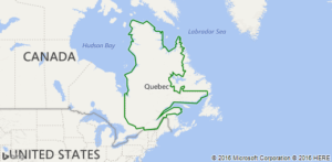  Map of Quebec