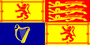 Queen's Royal Banner in Scotland